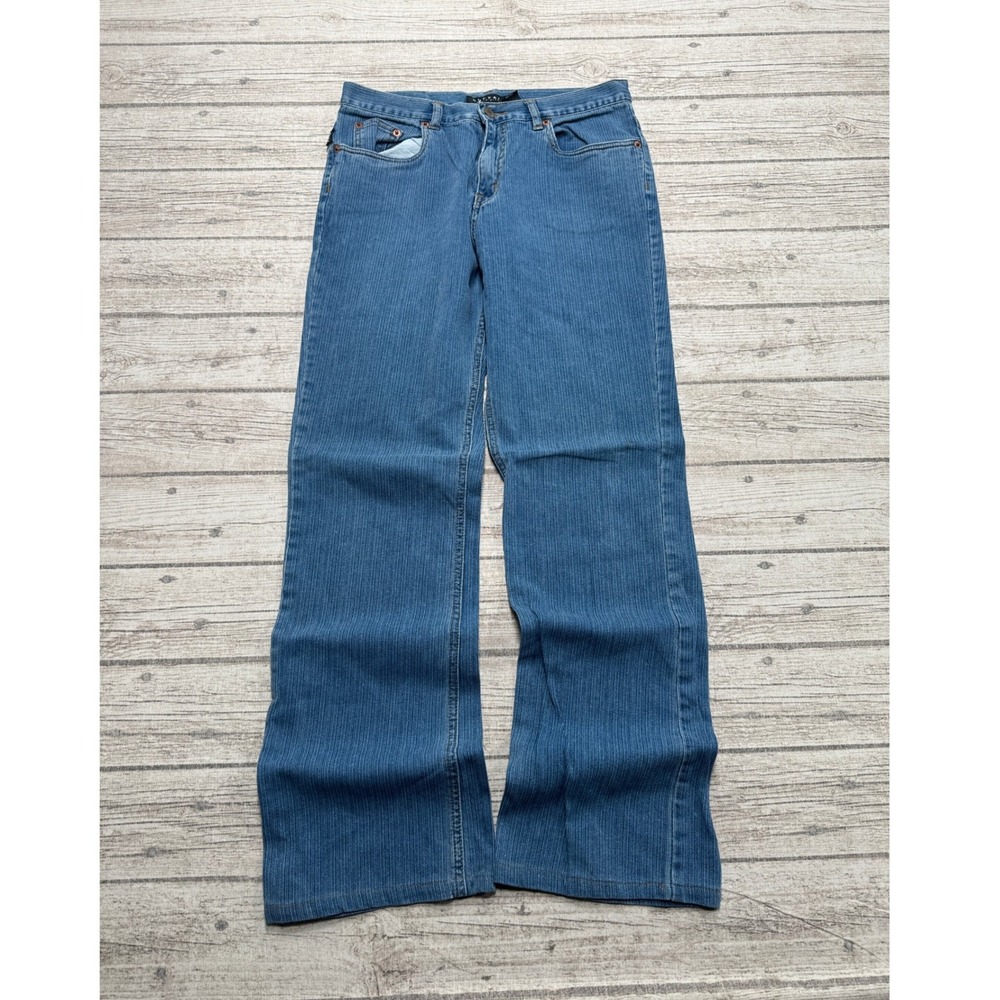 Buffalo David Bitton Jeans Men's 29 Blue Denim Straight Leg High Rise Fit Cotton